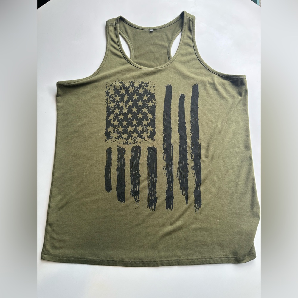 American Flag tank top